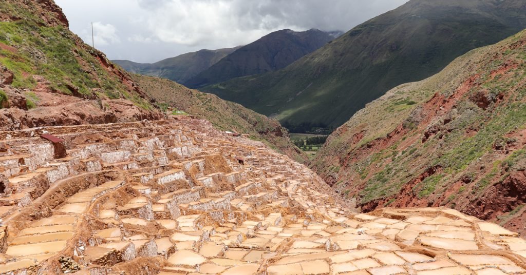 Maras salt mines inca valley