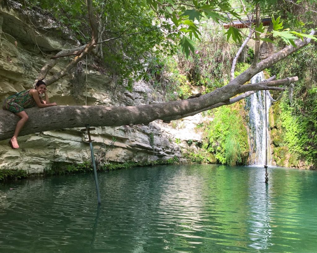 adonis waterfall cyprus